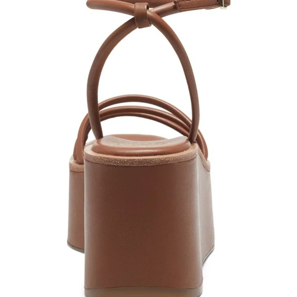 🆕️ Women's Vince CAMUTO Graceny Platform Sandal, Size 7.5 / 8 / 8.5 / 9  Brown - Picture 7 of 9